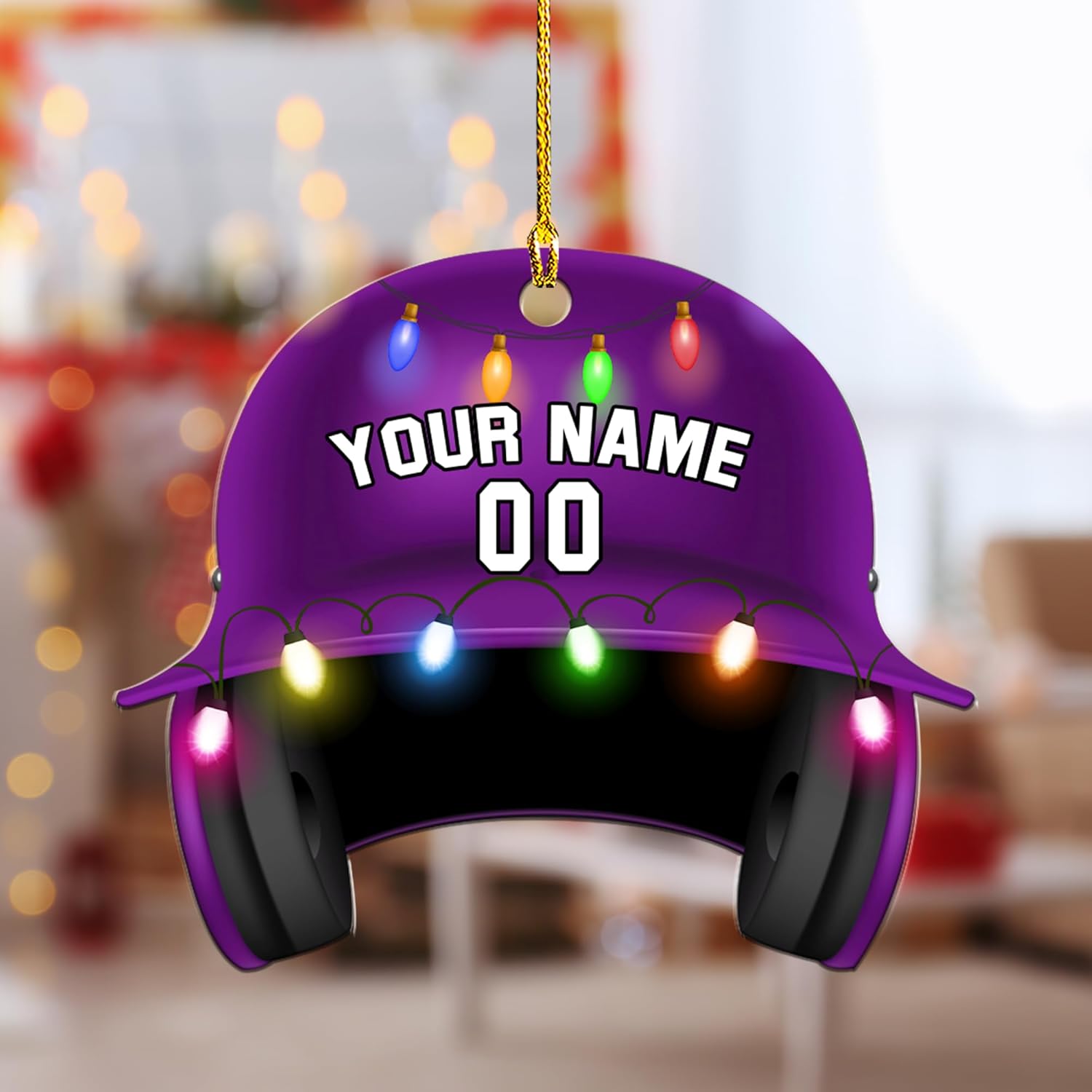 Parvii Personalized Baseball Ornament Christmas Tree Decoration, Custom Baseball Christmas 2023, Baseball Lover Gifts, Baseball Tree Hanging Ornament, Baseball Team Gift (Baseball 3)