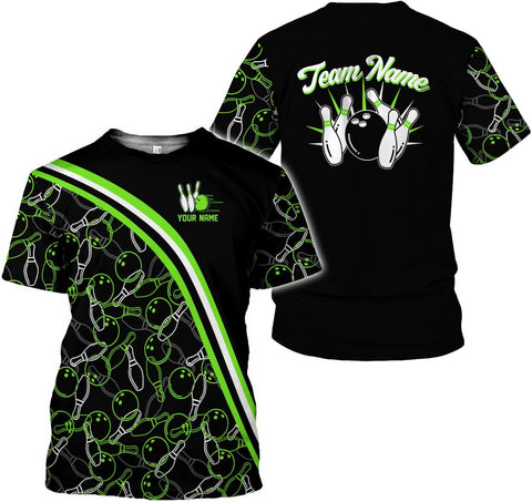Podagree Personalized Name Bowling Shirts for Men and Women 3D, Bowling Shirts for Team Bowling, Bowling Shirts Gift