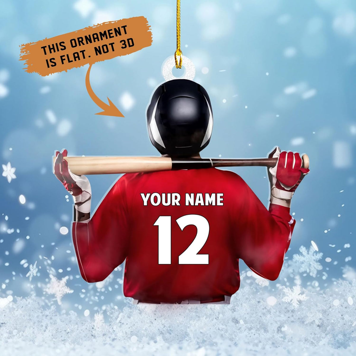 Mostefy Personalized Name Number Baseball Christmas Ornaments 2024, Baseball Ornaments for Christmas, Xmas, Gift Baseball Ornaments Pine Hanging (Multi 13)