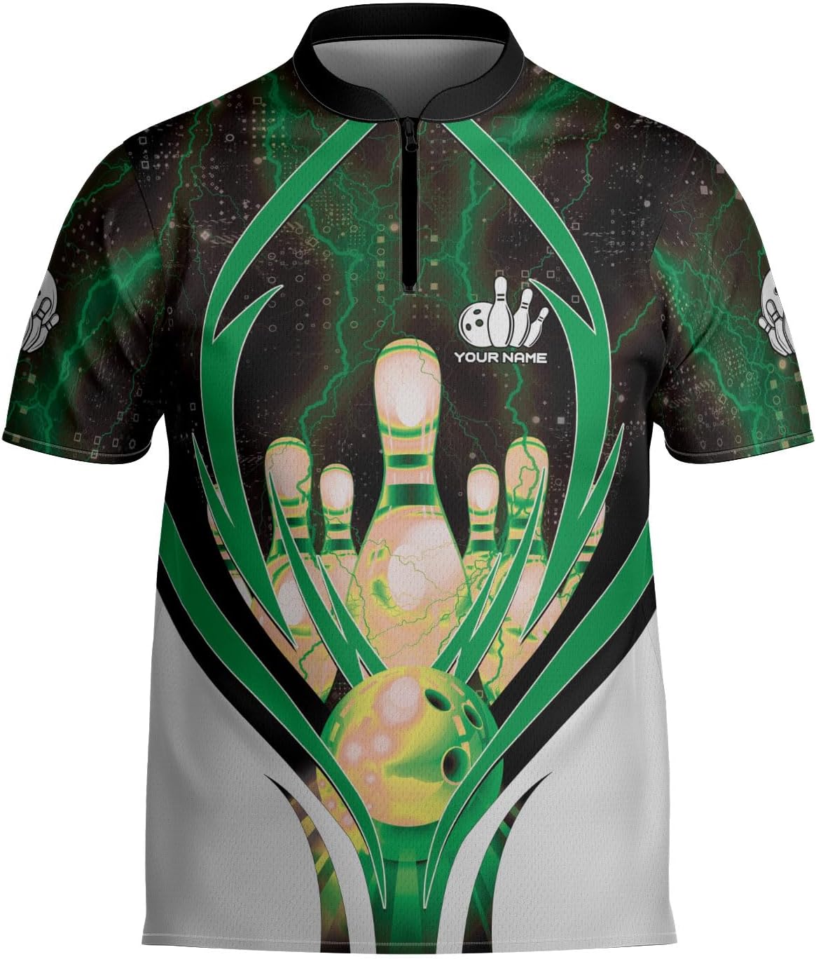 mostprints Personalized Bowling Jersey Gift 3D Custom Bowling Shirts for Team Name Bowl Bowler Shirt Unisex Cool Men Women
