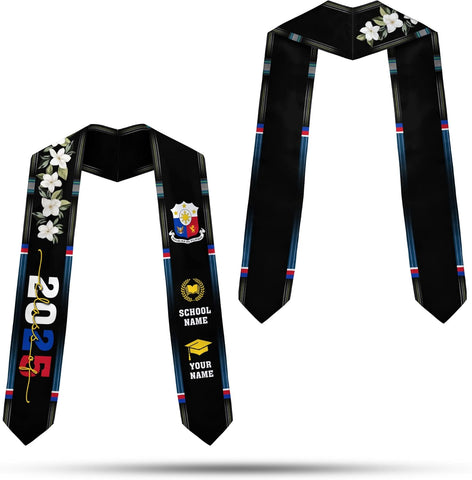 Customize Filipino Graduation Sash, Philippines Graduation Stole, Philippine Graduation Sash 2025