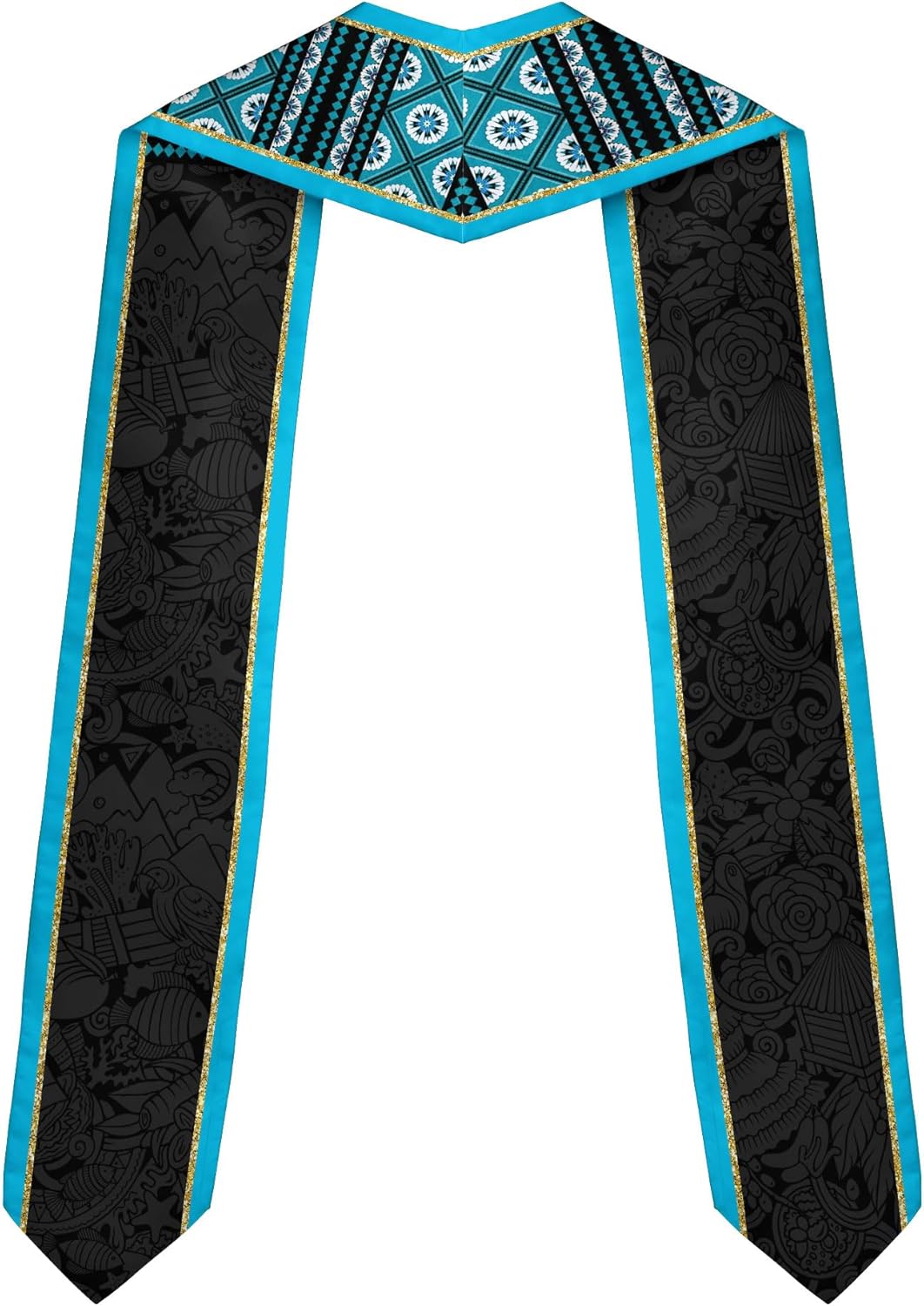 Pretyprints Honduran Graduation Sash, Custom Honduran American Flag Graduation Sash 2025, Honduras Graduation Stole