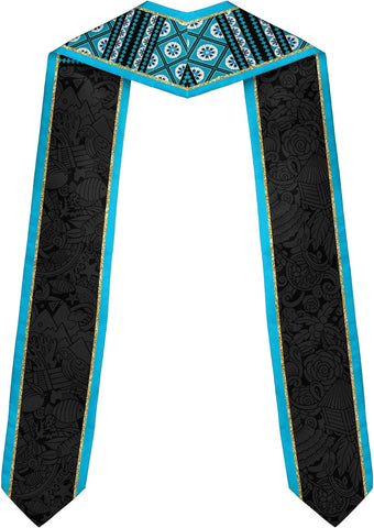 Pretyprints Honduran Graduation Sash, Custom Honduran American Flag Graduation Sash 2025, Honduras Graduation Stole