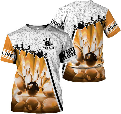 Custom Bowling Shirts, Personalized Name Bowling Shirts Unisex, Bowling Jerseys for Men & Women, Team Bowling Shirt Gift