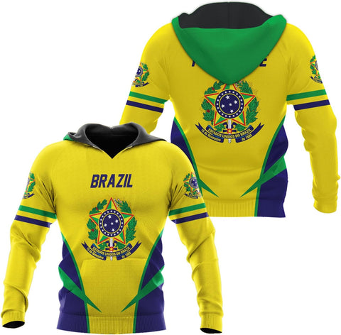 Personalized Brazil Brazilian Flag Brasil Bandera Bandeira T-Shirt Brazil Football Soccer 3D Shirts Gift for Men Women