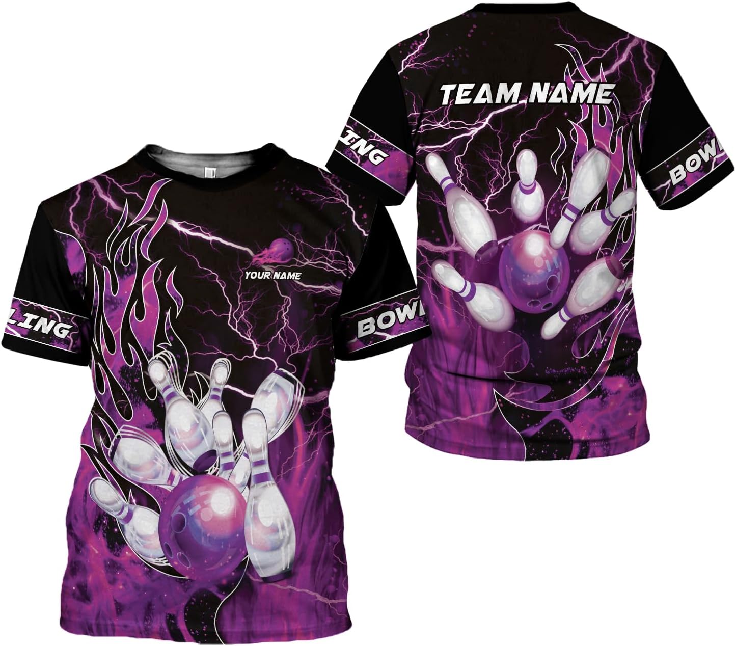 AOVL Custom Bowling Shirts for Men Bowling Shirts Bowling Shirts Unisex Bowling Jerseys for Men Custom Bowling Shirts for Men