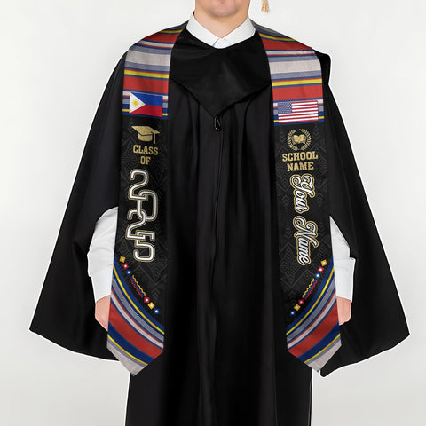 Customize Filipino Graduation Sash, Philippines Graduation Stole, Philippine Graduation Sash 2025