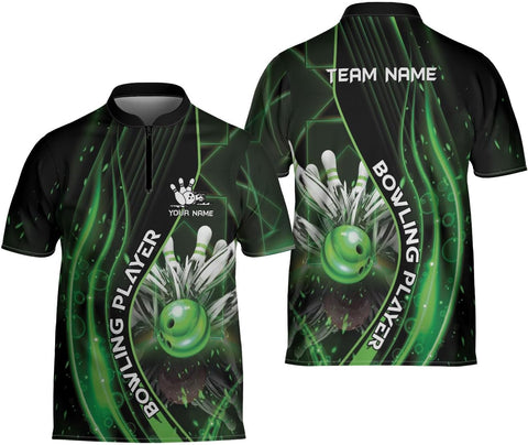 Ligthuy Personalized Bowling Jersey 3D, Bowling Shirts for Team, Bowling Shirt Unisex for Men Women, Bowling Shirts for Men