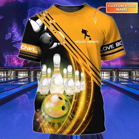 Custom Bowling Shirts, Personalized Name Bowling Shirts Unisex, Bowling Jerseys for Men & Women, Team Bowling Shirt Gift