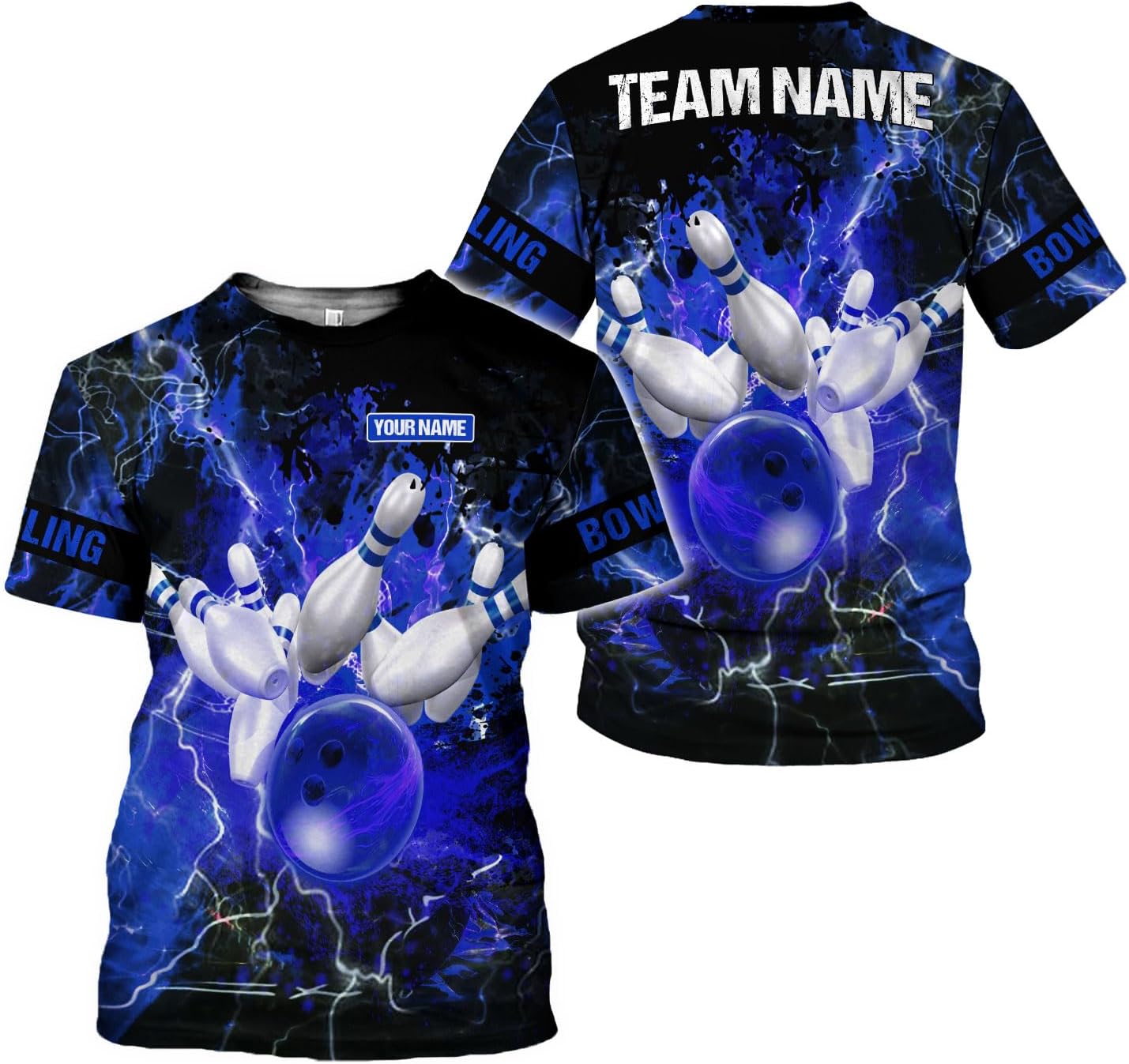 Mostprints Personalized Name Bowling Shirts for Men and Women 3D, Bowling Shirts for Team Bowling, Bowling Shirts Gift
