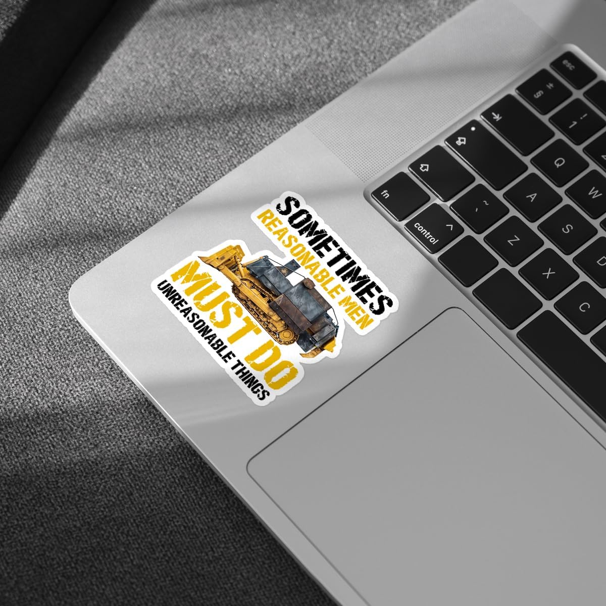 3 Pcs Sometimes Reasonable Men Must Do Unreasonable Things Sticker, Truck and Tractor Stickers, Excavator Gifts for Men, Sleep Token Car - Vinyl Sticker 3 Inches for Water Bottles Laptop Phone Car