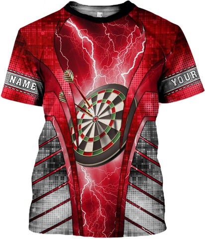 mostprints Personalized Dart Shirts, Darts Shirts for Men, Dart Jerseys for Teams, Dartboard Players Shirt Darts Board Gift