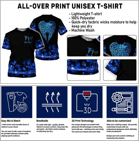 MoonArt Personalized Name Nurse Shirt Nurse Gifts Nurse Graduation Gift Funny Nurse T-Shirt Gift Nursing Emergency Shirts