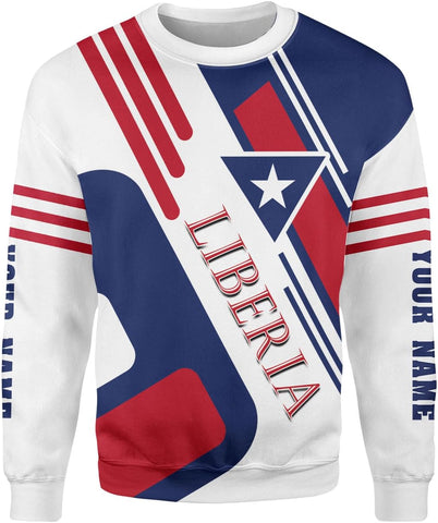 Royal Fight Personalized Liberia Shirts Liberian Pride Flag Shirt Liberia Flag Shirts Liberia Flag Gift T-Shirt for Men Women