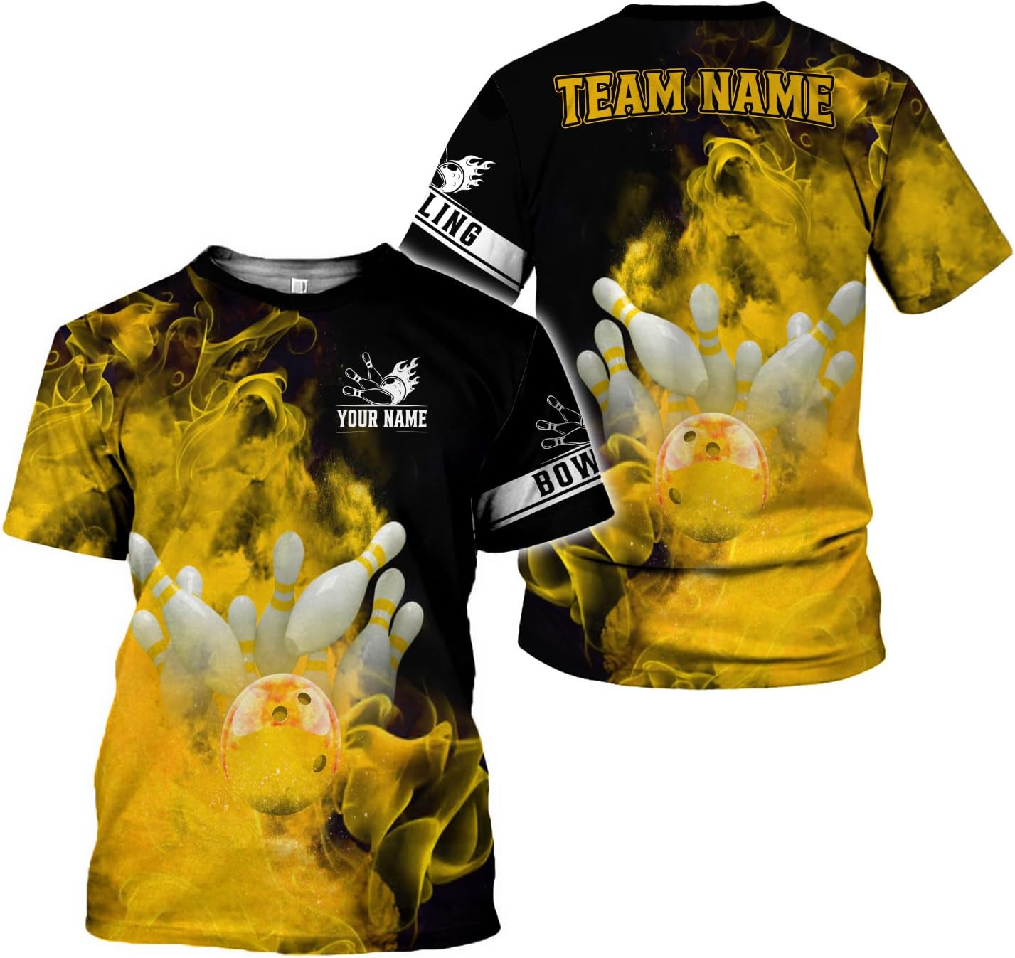 Mostprints Personalized Name Bowling Shirts for Men and Women 3D, Bowling Shirts for Team Bowling, Bowling Shirts Gift