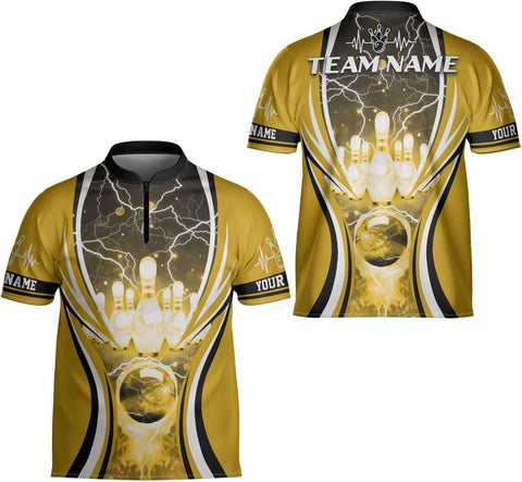 Ligthuy Personalized Bowling Jersey 3D, Bowling Shirts for Team, Bowling Shirt Unisex for Men Women, Bowling Shirts for Men