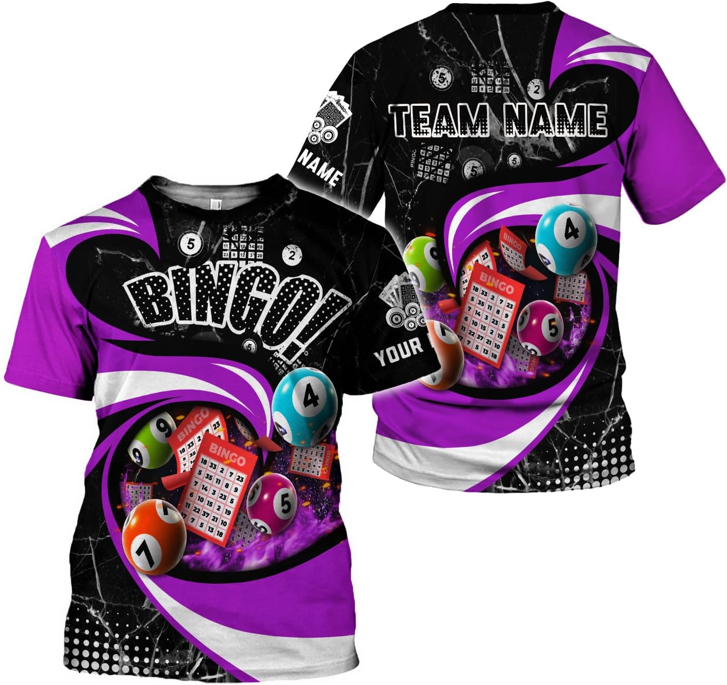Custom Bingo Shirts for Women Bingo Lover Casino Players T-Shirt Funny Bingo Shirts Gifts Funny Bingo Player Game Lover Gift