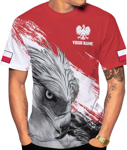 Parvii Personalized Poland Shirt Women & Men, Polska Tshirt Women Poland Shirt 3D, Poland Pride Shirts, Polish Eagle Polska