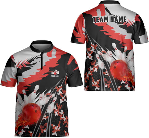 Mostprints Personalized Name Bowling Jersey 3D, Custom Bowling Shirts for Team, Bowling Shirt Unisex for Men & Women4