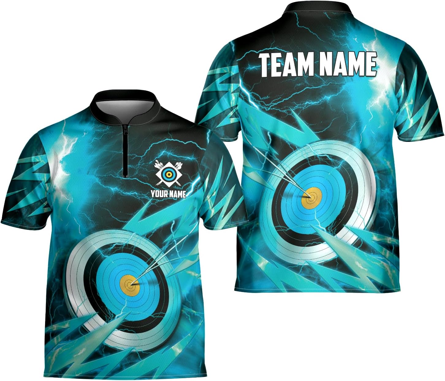 Custom Archery Jersey Shirt Bow & Arrow Personalized 3D Shirts for Archer Men Women Target Team Name Apparel Gifts