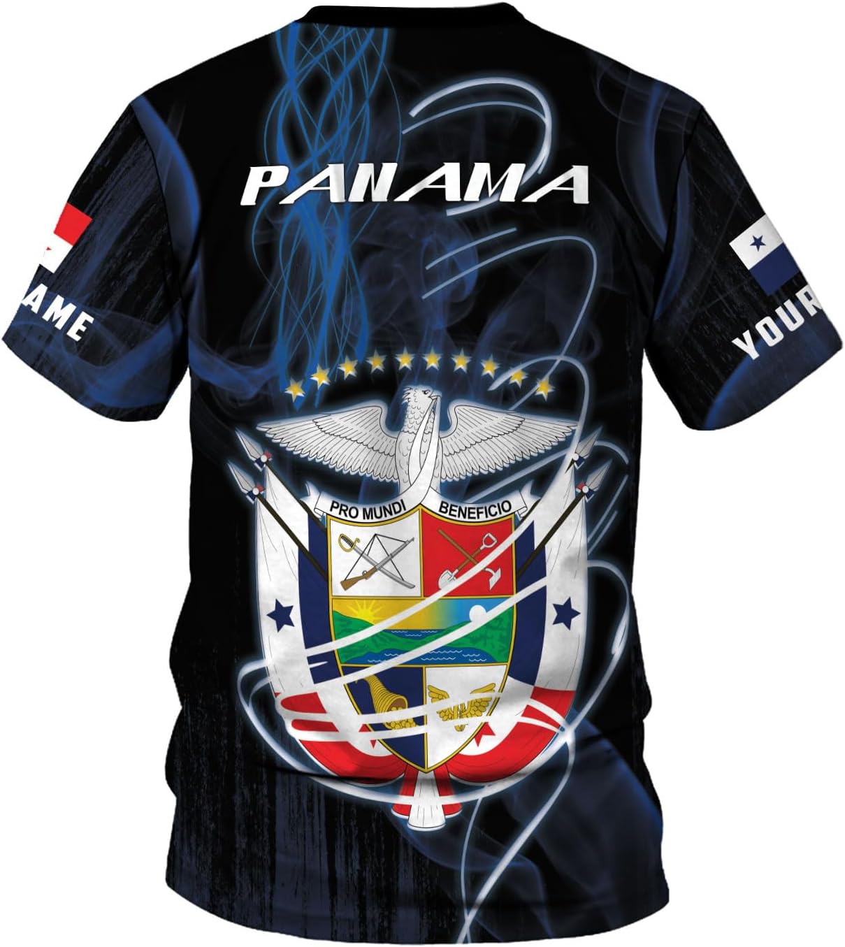 Mostprints Personalized Panama Shirt 3D, Panama Camisa Shirt, Panamanian Flag Pride Shirts Panama Hombres Camisa Men Women