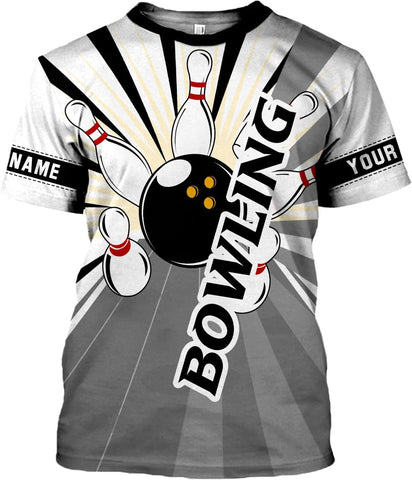 Custom Bowling Shirts, Personalized Name Bowling Shirts Unisex, Bowling Jerseys for Men & Women, Team Bowling Shirt Gift