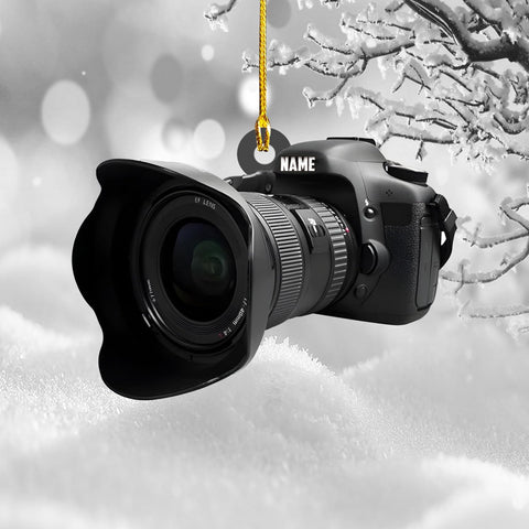 Podagree Personalized Camera Ornament Camera Xmas Ornament Gift 2023 Photography Christmas Ornaments ift for New Photographer Ornament Camera Gifts Camera Lover Gifts (CM4)