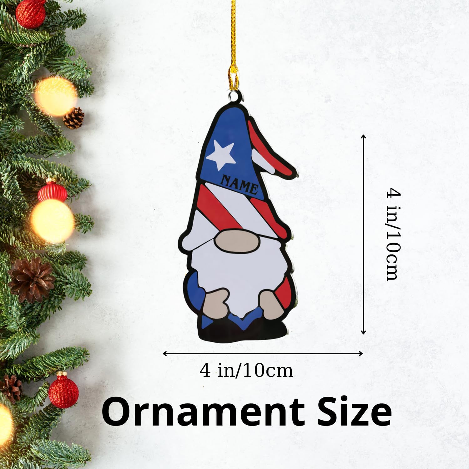 MAPrints Puerto Rico Acrylic 2D Flat Ornaments 2024, Puerto Rican Flag Ornament Christmas Decorations 2024, Puerto Rico Frog and Lighthouse Hanging Ornament, Gifts for Puerto Rico Lovers (PR 7)