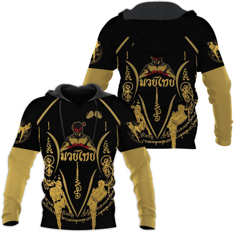 MAPrints Personalized Name Muay Thai Pride Shirt for Men