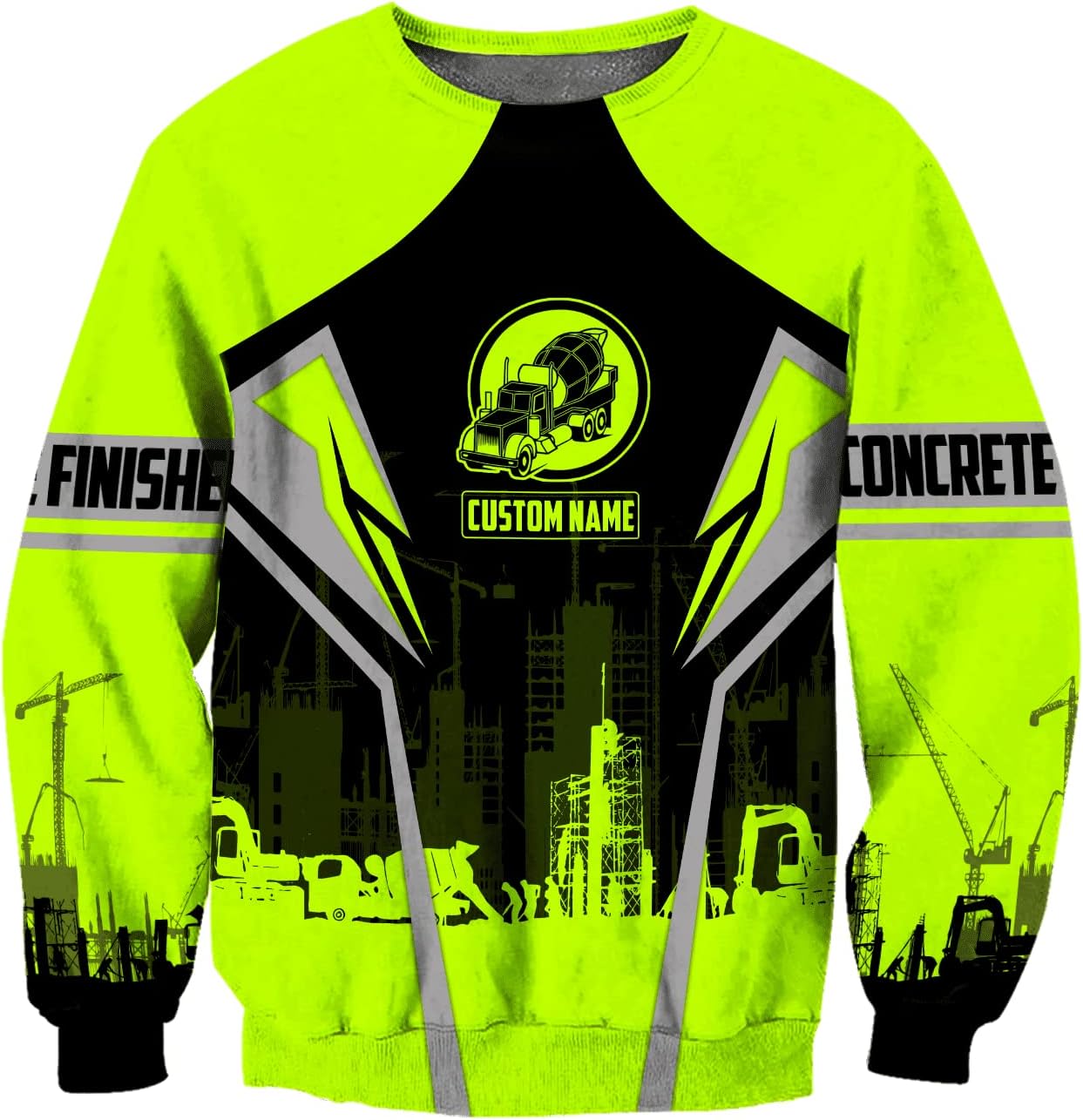 Personalized Concrete Finisher 3D Print Hoodies Unisex Pullover Hoodie Gift For Men, Women, Full Size S-5XL For Men Women