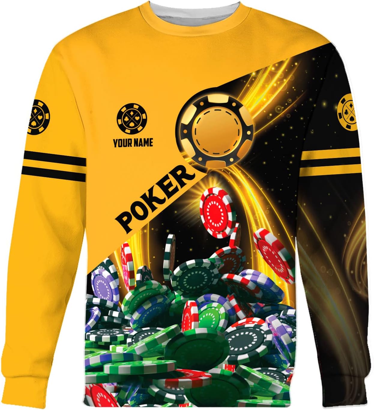 Royal Fight Personalized Poker Shirt 3D Funny Poker Shirt for Men Casino Poker Shirt Gifts Men Women Funny Poker Gift