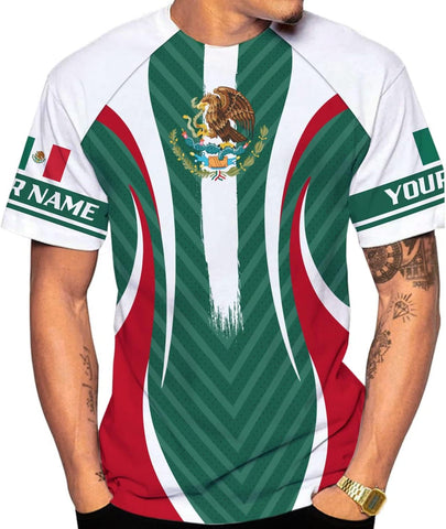 Personalized Name Mexican Hoodie 3D, Customized Mexican Hoodies for Men, Unisex Mexico Hoodie, Mexico Hoodies for Men 1