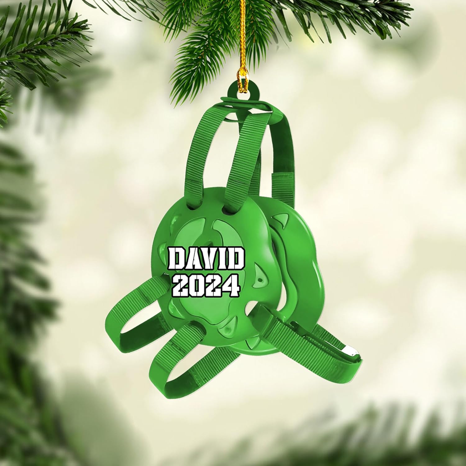 Personalized Wrestling Christmas Ornament 2024 Wrestling Christmas Ornament Gift for Wrestling Player Wrestling Christmas Tree Ornaments for Boys or Girls (Acrylic, Style 10)