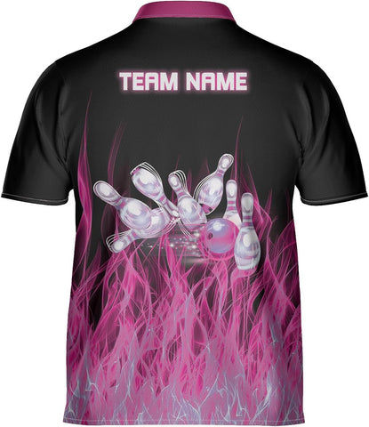 Custom Bowling Jerseys for Men Women Personalized Team Name Quarter Zip 3D Apparel Customized Bowling Jersey Shirts Unisex