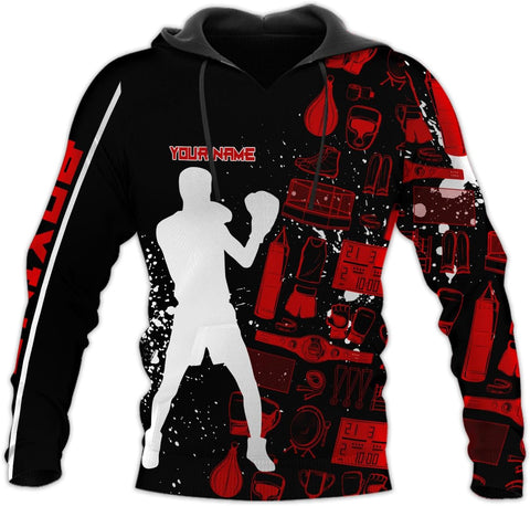 Personalized Boxing 3D Shirt, Boxing Shirts for Men Boxing T Shirts Women Boxing Tee Shirt Gifts for Boxing Lovers (HD385)