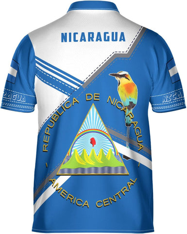 Mostprints Customized Nicaragua Jersey Shirt for Men Women Personalized Nicaraguan Jerseys with Name Nicaragua Shirts Unisex