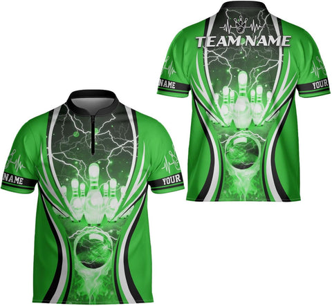 Ligthuy Personalized Bowling Jersey 3D, Bowling Shirts for Team, Bowling Shirt Unisex for Men Women, Bowling Shirts for Men