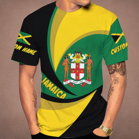 Personalized Jamaica Shirt Custom Jamaica Flag Lion Hoodie for Men and Women, Jamaican Pride Hoodie, Jamaicana Hoodie