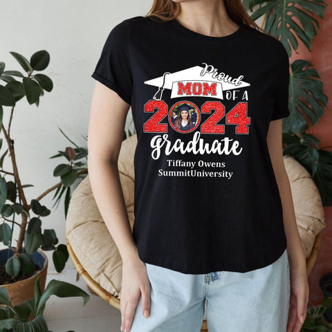 Personalized Graduation 2024 Shirt Proud Family of A Class of 2024 Graduate Class of 2024 Senior Class of 2024 Class of 2024