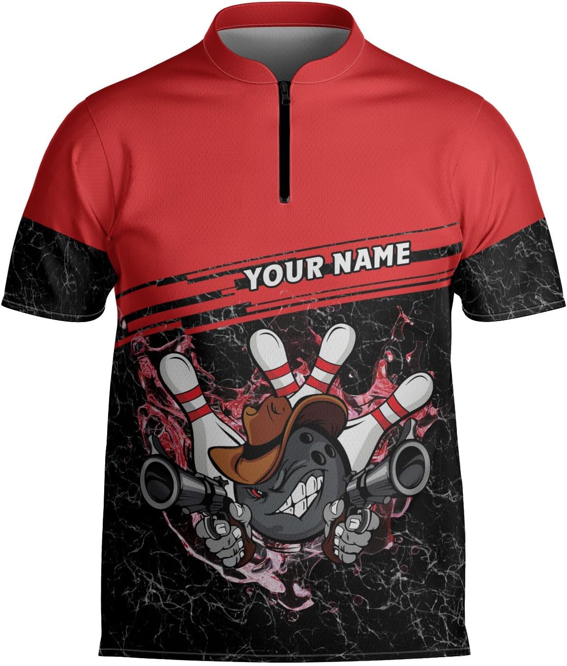 Homedesign Personalized Bowling Jersey Gift 3D Custom Bowling Shirts for Team Name Bowl Bowler Shirt Unisex Cool Men Women