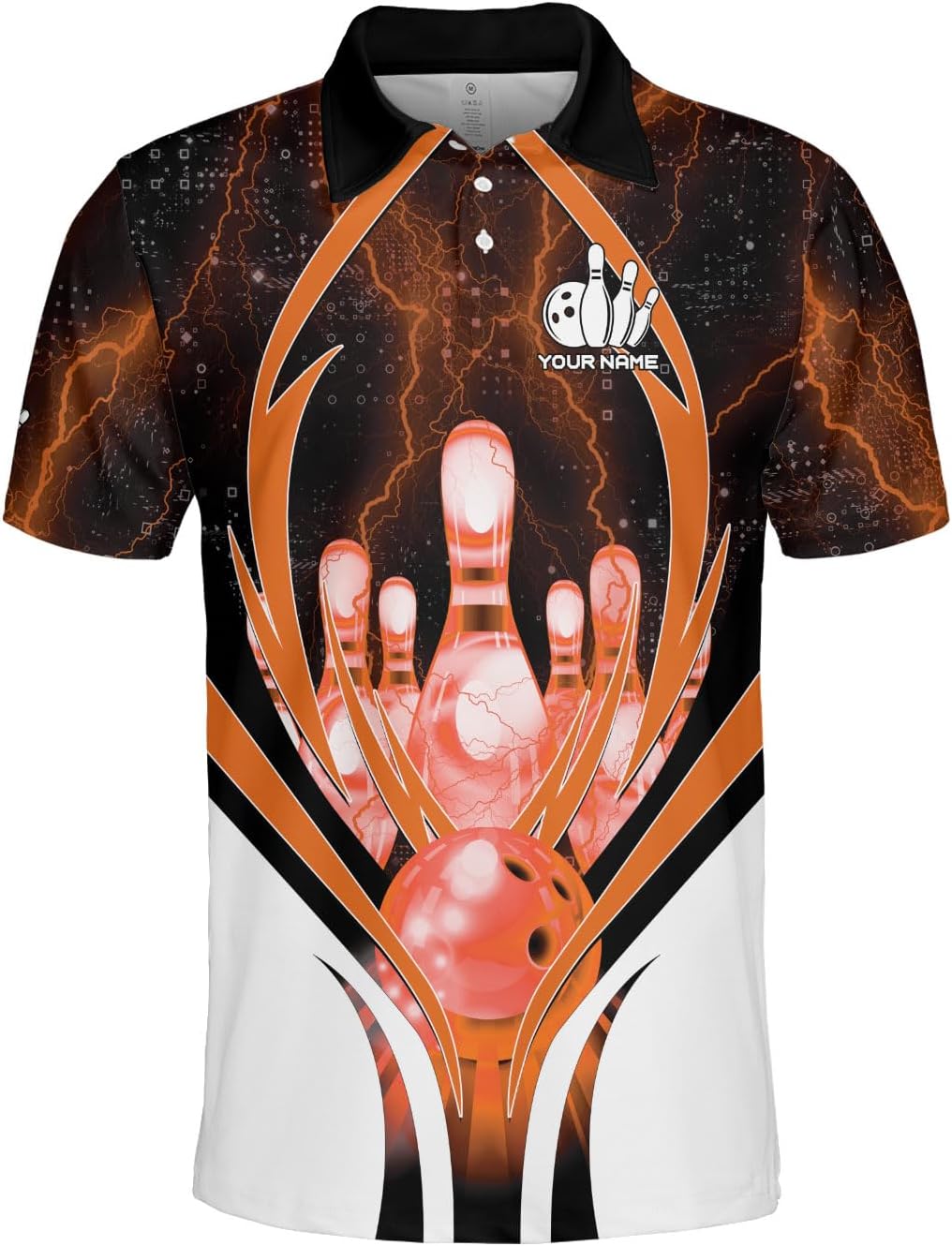 Custom Bowling Polo Shirt Personalized 3D Team Name Bowling Shirts for Men Women Jersey Unisex Bowler Short Sleeve Gift Tee