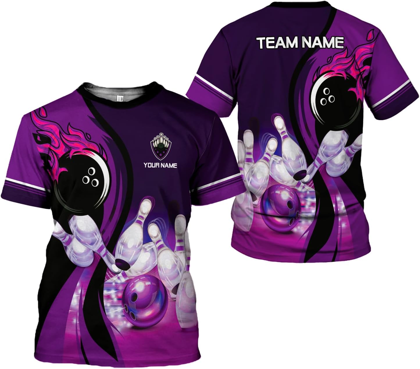 AOVL Custom Bowling Shirts for Men Bowling Shirts Bowling Shirts Unisex Bowling Jerseys for Men Custom Bowling Shirts for Men