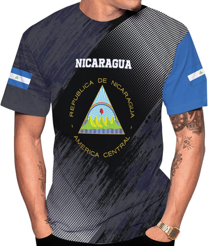 Personalized Nicaragua Shirt Custom Nicaragua Flag Lion Shirt for Men & Women Nicaraguan Camisas T-Shirt, Nicaragua Tshirt