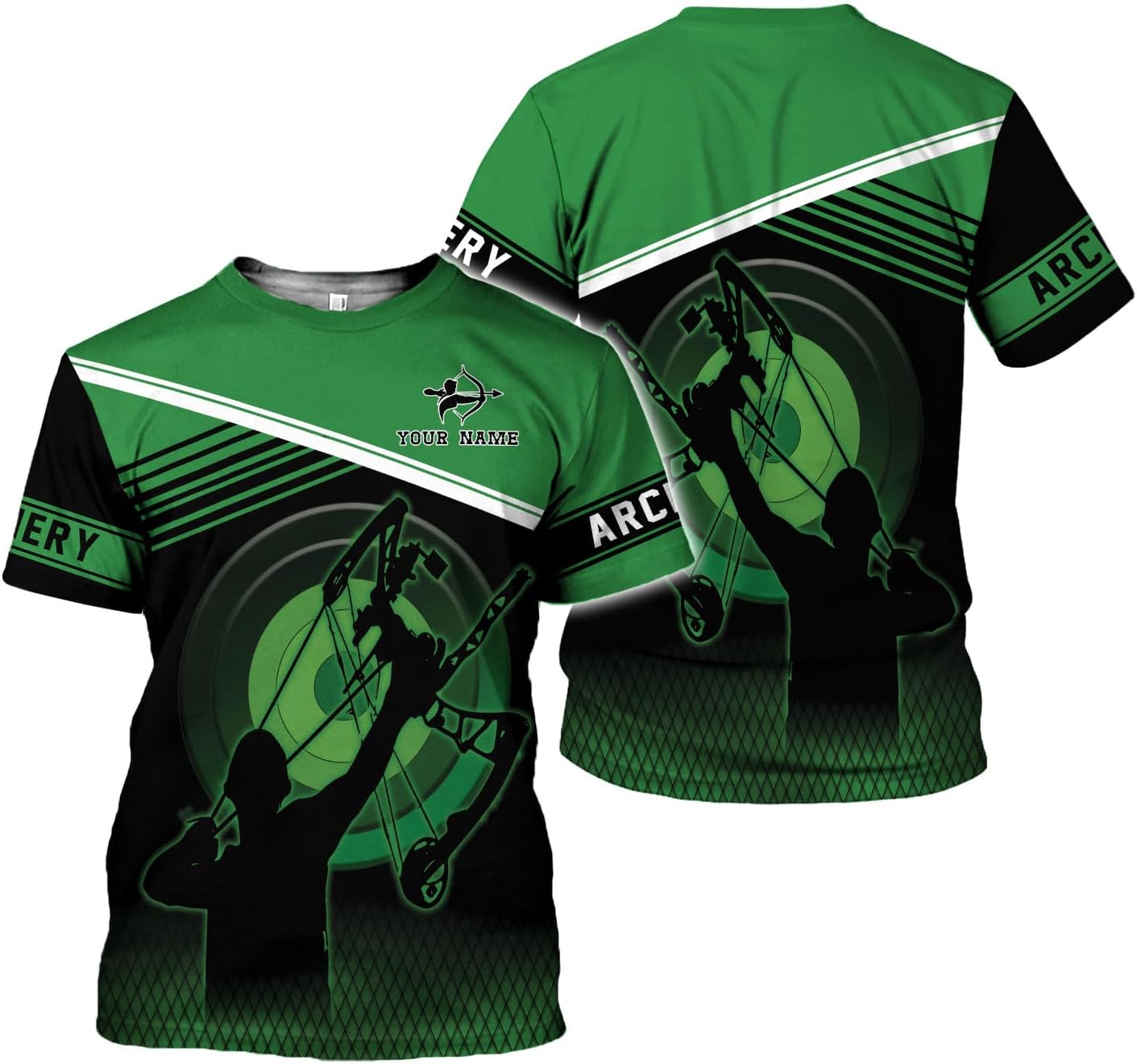 Artparel Personalized Archery Shirt 3D Archery Target Bow Archery Shirts for Men Women Archer Archery Lovers T-Shirt S-5XL