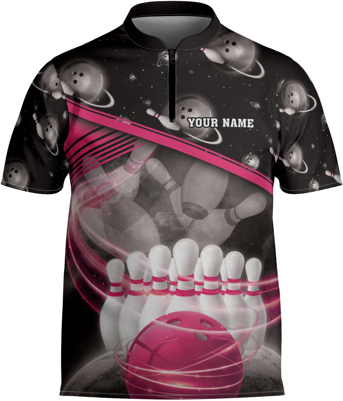 mostprints Personalized Bowling Jersey Gift 3D Custom Bowling Shirts for Team Name Bowl Bowler Shirt Unisex Cool Men Women