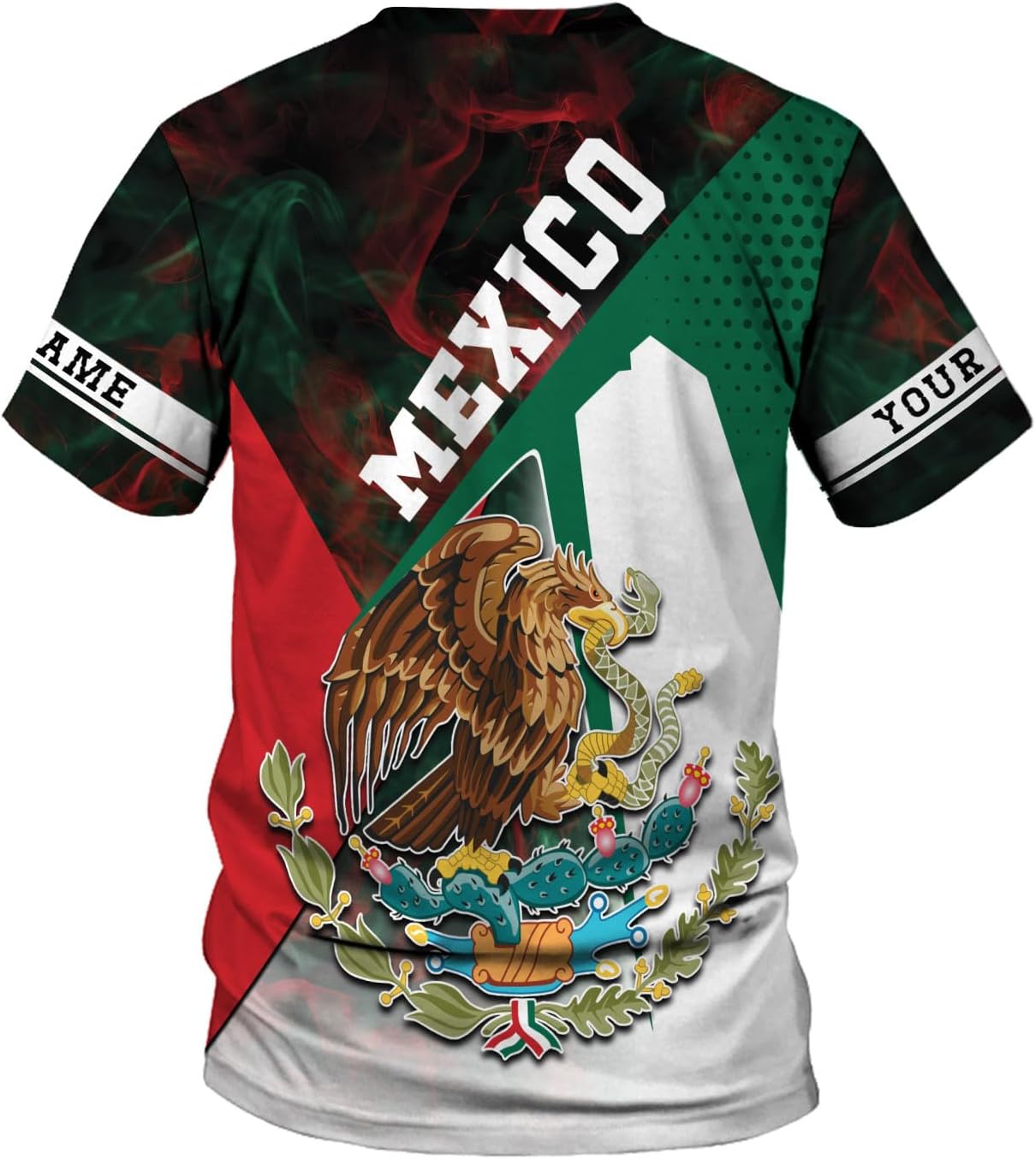 Mostefy Personalized Name Mexican Shirts for Men 3D, Customized Mexico Shirts for Men, Mexico Shirts for Women Mexico Shirt1