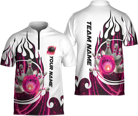 Ligthuy Personalized Name Bowling Jersey 3D, Custom Bowling Shirts for Team, Bowling Shirt Unisex for Men & Women4