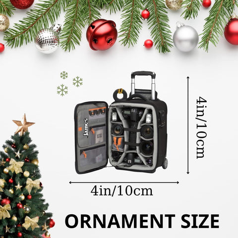 Artparel Personalized Camera Ornament, Camera Lover, Photographer Fan Ornament, Photo Lover Ornament Camera Ornament Gift for Camera Men Photographer Photography Ornament Christmas Tree (Camera 1)