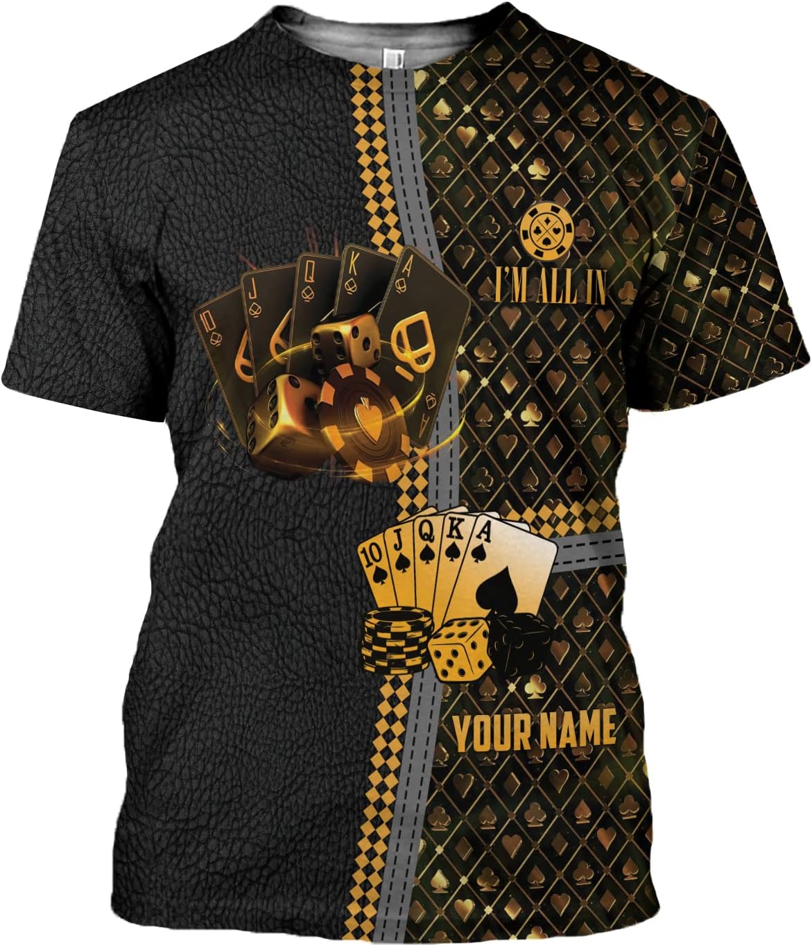 Royal Fight Personalized Poker Shirt 3D Funny Poker Shirt for Men Casino Poker Shirt Gifts Men Women Funny Poker Gift