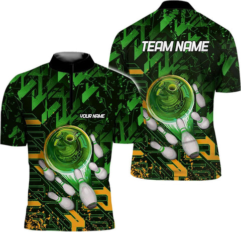 LigtHuy Personalized Bowling Jersey 3D, Bowling Shirts for Team, Bowling Shirt Unisex for Men Women, Bowling Shirts for Men 3